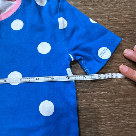 Mini Boden Girls Shortie Pajama Set, Blue Polka Dot, Size 9Y, NWOT, 2 Piece - Picture 9 of 11